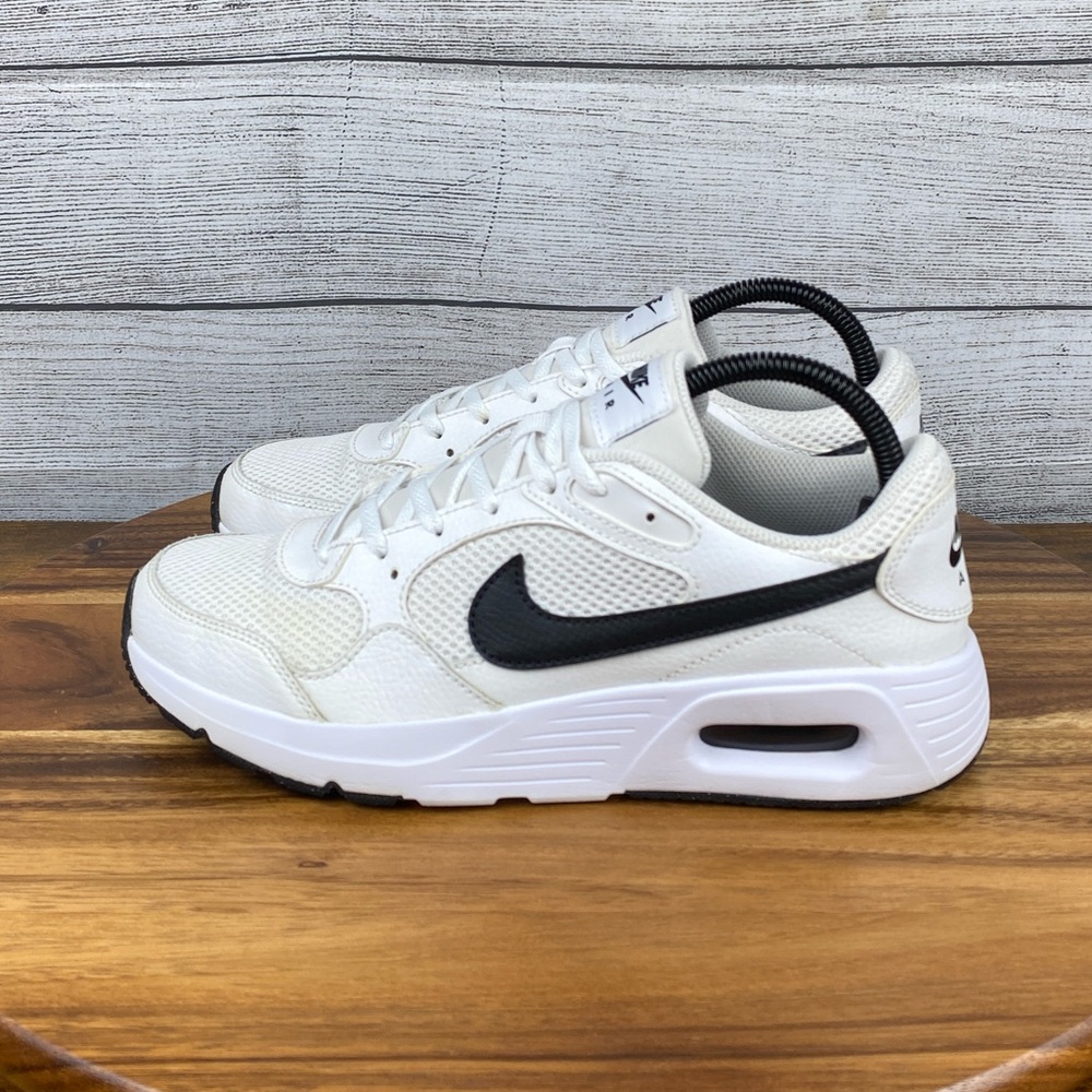 Nike Air Max SC White Black Shoes CZ5358-102 Youth Size 7 / Women’s Size 8.5 - Picture 1 of 12